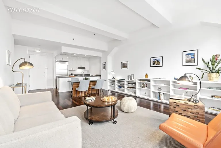 New York City Real Estate | View 1 Hanson Place, 13D | Gorgeous coffered ceilings | View 2