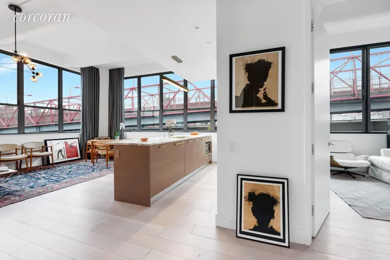 New York City Real Estate | View 338 Berry Street, 4D | corner shot into 2nd bedroom | View 2