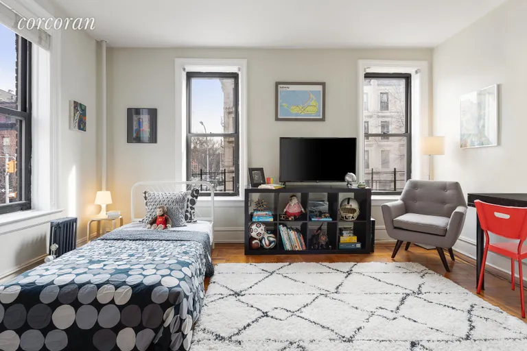 New York City Real Estate | View 264 6TH AVENUE, 2D | Corner second bedroom with exceptional light & air | View 5