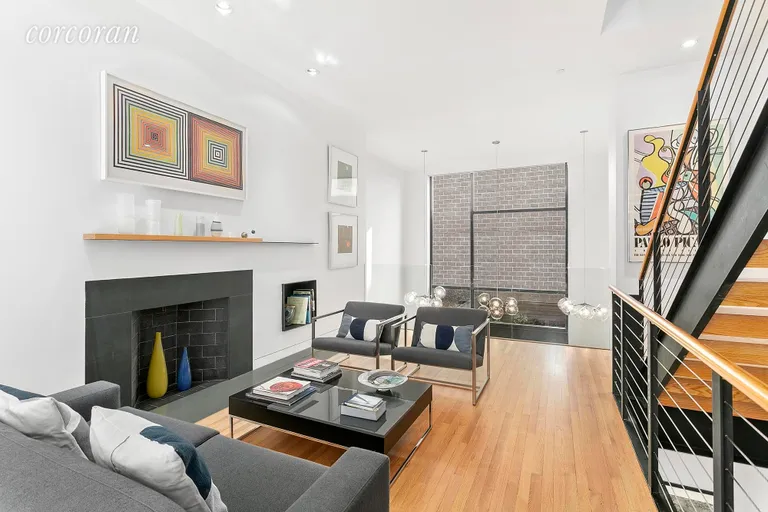 New York City Real Estate | View 267A State Street | Parlor Floor Living Area | View 2