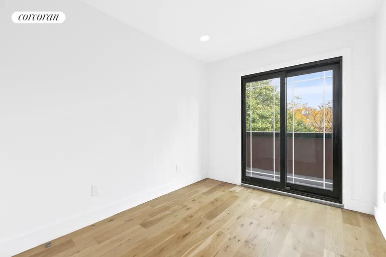 New York City Real Estate | View 318 Quincy Street, 4 | Second bedroom also has terrace access! | View 8