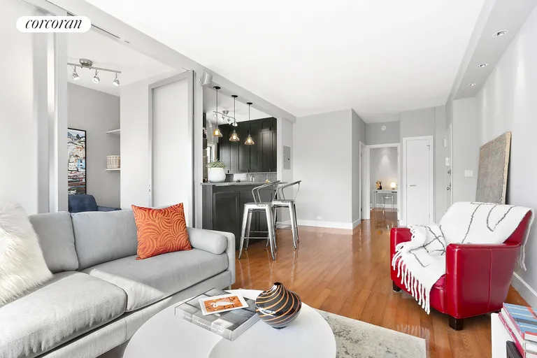 New York City Real Estate | View 77 East 12th Street, 17J | Living and Dining Area | View 3