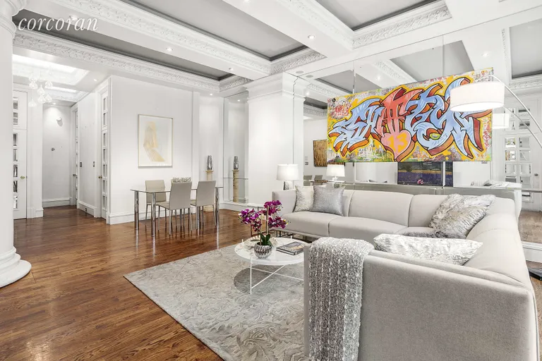 New York City Real Estate | View 250 Mercer Street, B508 | Living Room and Entryway | View 2