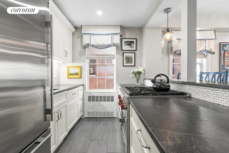 New York City Real Estate | View 2 Horatio Street, 15R | Top-of-the-line windowed Kitchen  | View 4