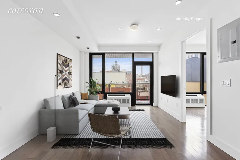New York City Real Estate | View 399 East 8th Street, 7A | 2 Beds, 1 Bath | View 1