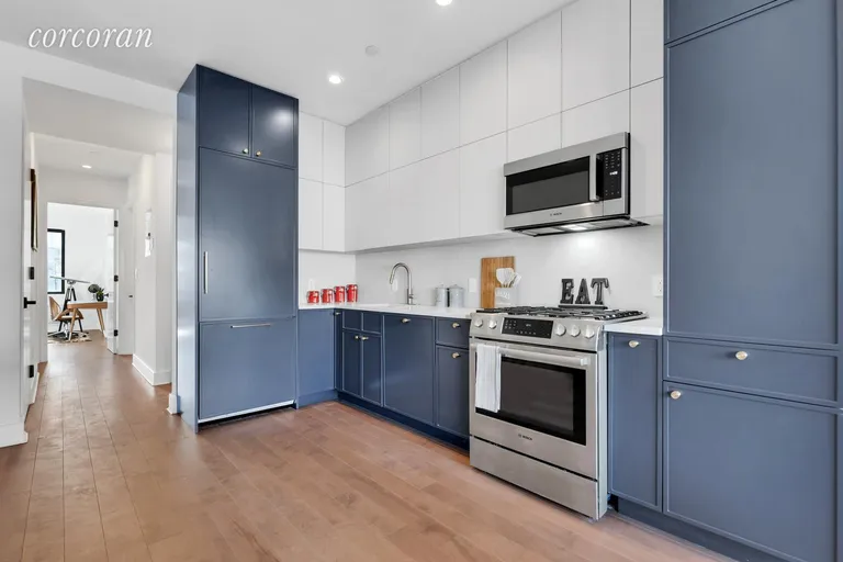New York City Real Estate | View 684 Madison Street, 3B | Open Kitchen w/ Paneled Bosch Appliances | View 2