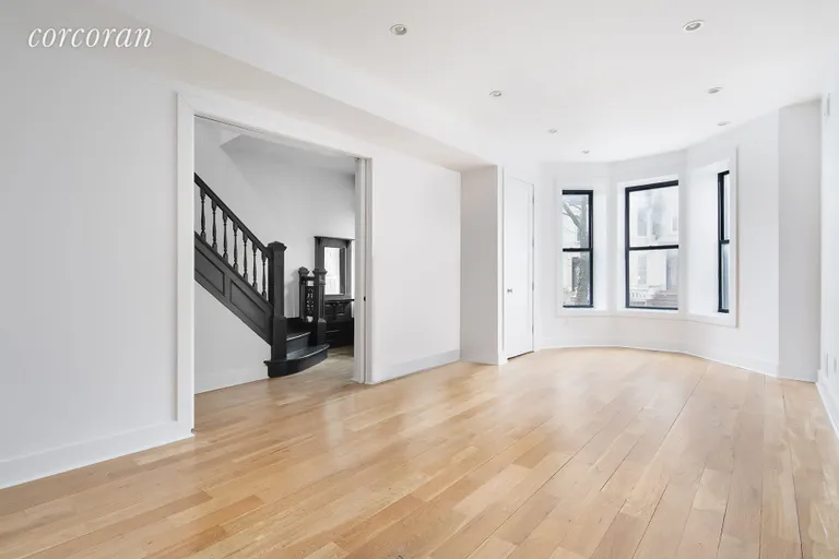 New York City Real Estate | View 1632 Union Street | Expansive and bright living room with bay window | View 3