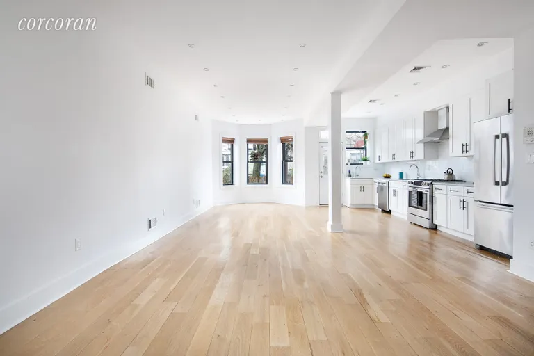 New York City Real Estate | View 1632 Union Street | Impressive dining room and open chef's kitchen | View 5
