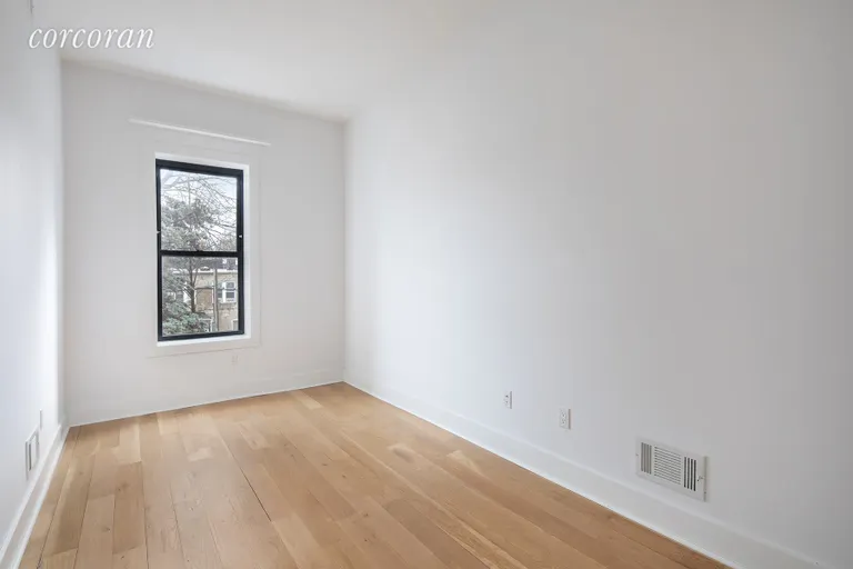 New York City Real Estate | View 1632 Union Street | Third bedroom overlooking the garden | View 11