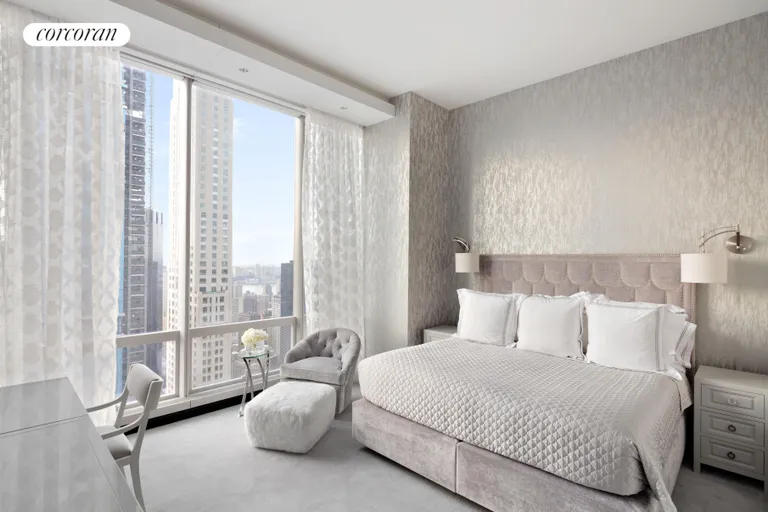 New York City Real Estate | View 157 West 57th Street, 58A | Bedroom  | View 21