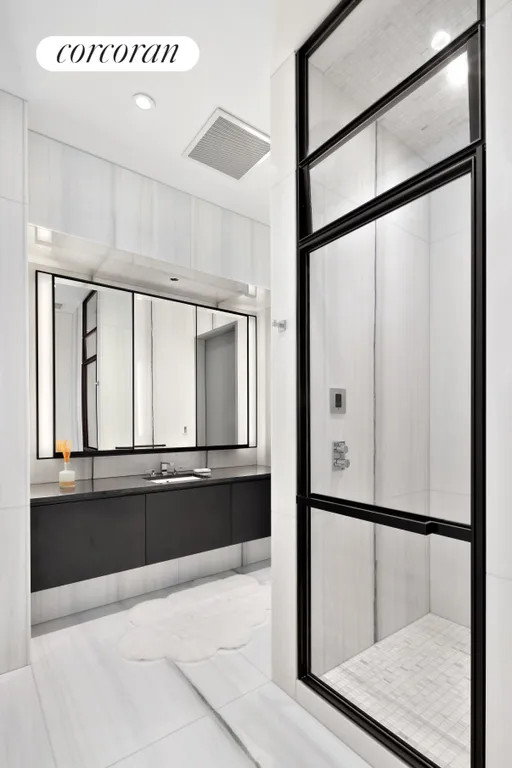 New York City Real Estate | View 157 West 57th Street, 58A | Master Bath | View 20