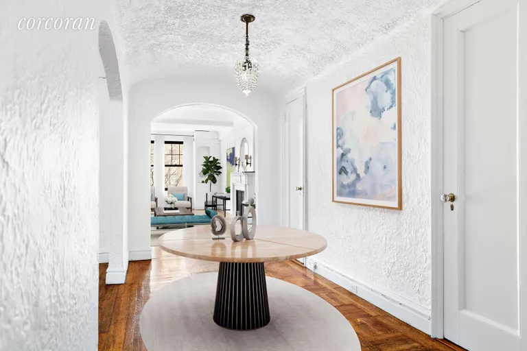 New York City Real Estate | View 40 West 77th Street, 5E | Gallery Entrance Foyer-Virtually Staged  | View 4
