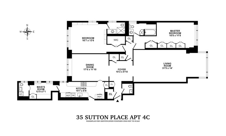 35 Sutton Place, 4C | floorplan | View 10