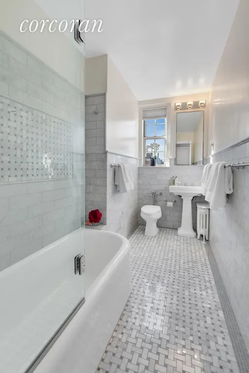 New York City Real Estate | View 639 West End Avenue, 12AB | Second Bathroom | View 15