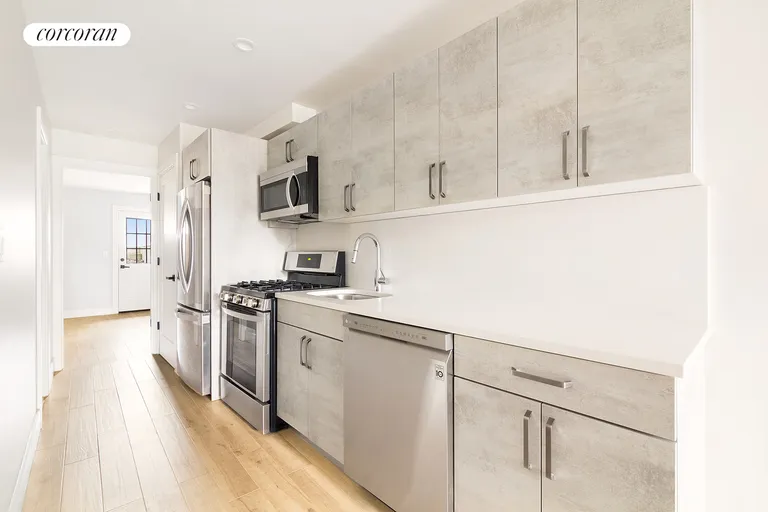 New York City Real Estate | View 161a McDonald Avenue | Rental Apartment Kitchen | View 9