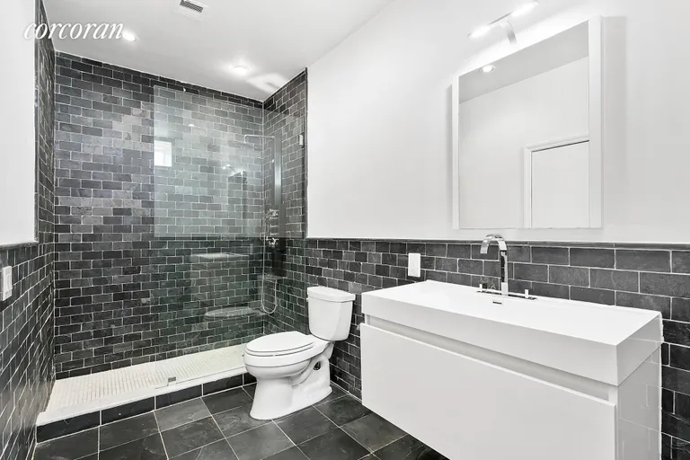 New York City Real Estate | View 535 Dean Street, 705 | Spa-Inspired Bath | View 6