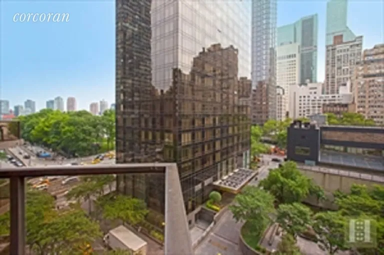 New York City Real Estate | View 100 United Nations Plaza, 9C | Balcony facing East River | View 3