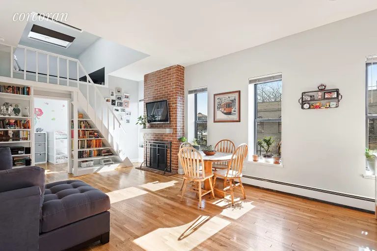 New York City Real Estate | View 307 72nd Street, 4C | Working Fireplace  | View 2