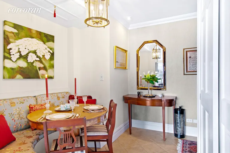 New York City Real Estate | View 1065 Park Avenue, 23C | Romantic Dining Alcove | View 2