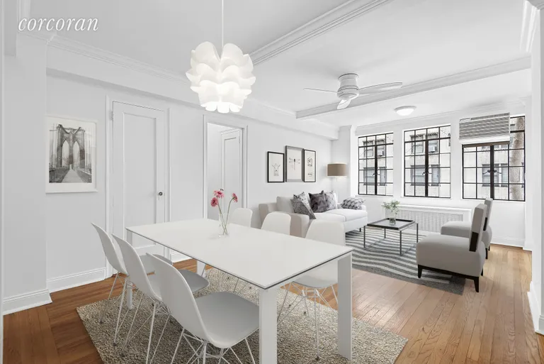 New York City Real Estate | View 321 East 43rd Street, 209 | 2 Beds, 2 Baths | View 1