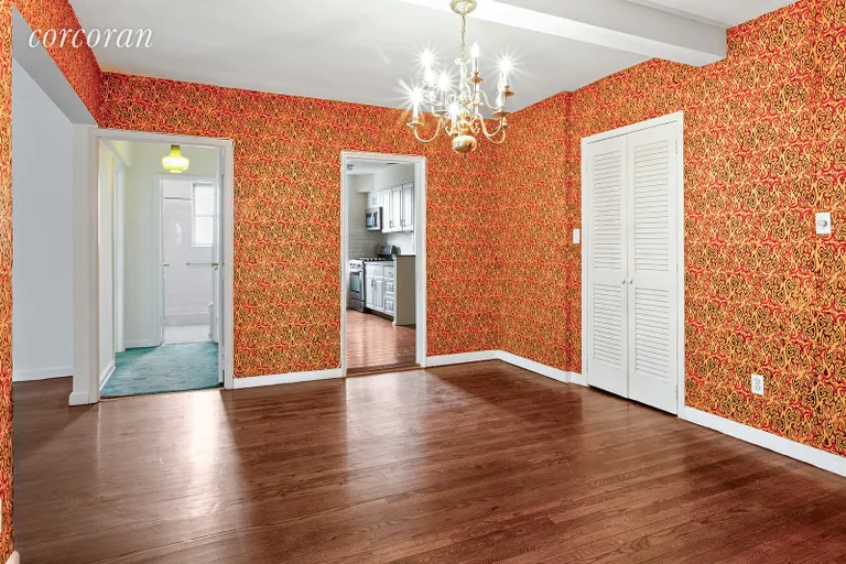New York City Real Estate | View 1250 Ocean Parkway, 4P/R | Dining room looking into eat-in-kitchen | View 4