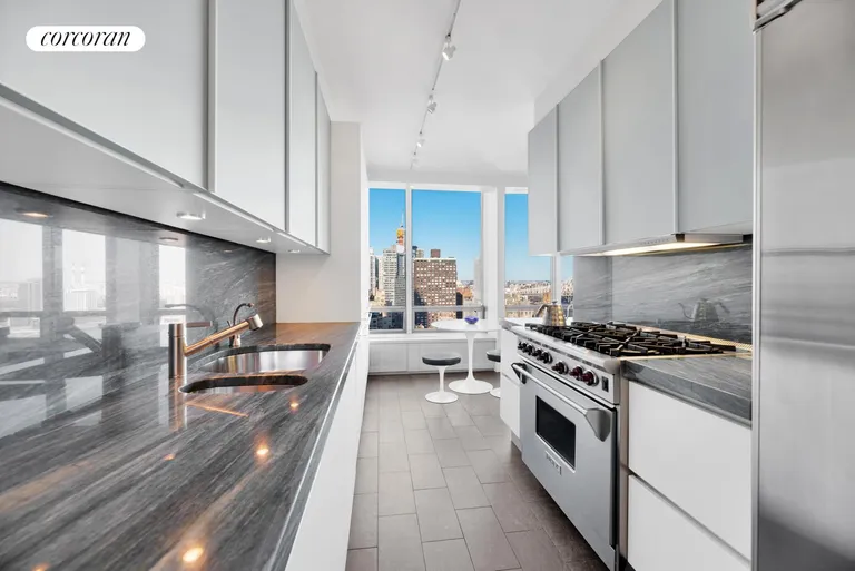 New York City Real Estate | View 860 United Nations Plaza, 27B | Eat-in Kitchen | View 6