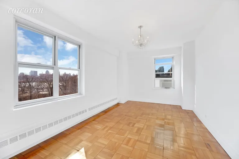 New York City Real Estate | View 577 Grand Street, F601-602 | Corner Bedroom with East River Views | View 7