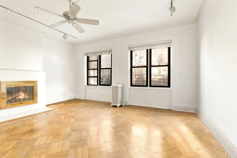 New York City Real Estate | View 58 Montgomery Place, 2 | Spacious living area with tree top views | View 2