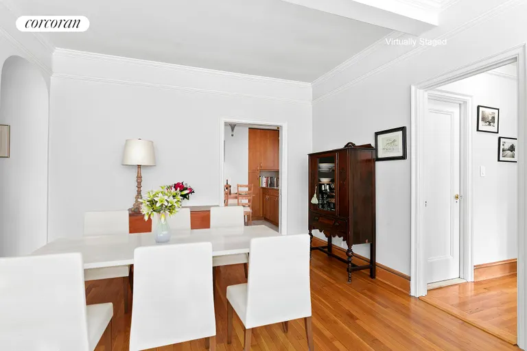 New York City Real Estate | View 229 East 79th Street, 8C | Virtually Staged Dining Area | View 3