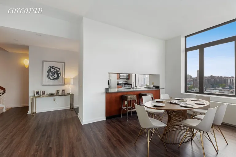 New York City Real Estate | View 380 Lenox Avenue, PHG | Windowed Dining Room  | View 5
