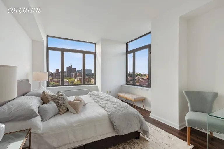 New York City Real Estate | View 380 Lenox Avenue, PHG | Corner Master Bedroom | View 7