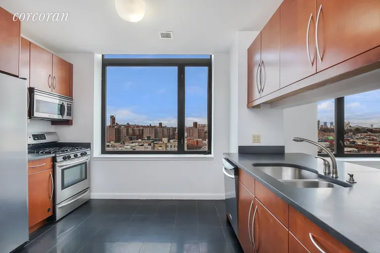 New York City Real Estate | View 380 Lenox Avenue, PHG | Eat In/Windowed Kitchen | View 6