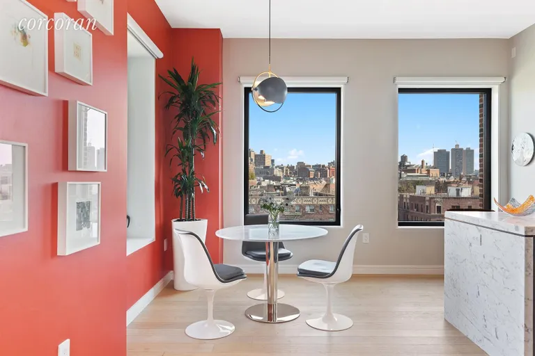 New York City Real Estate | View 100 Barrow Street, 9B | Corner Kitchen | Watch the Sun Rise Over NYC | View 5
