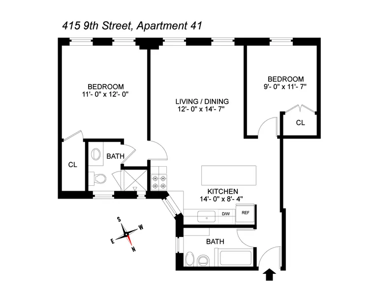415 9th Street, 41 | floorplan | View 7