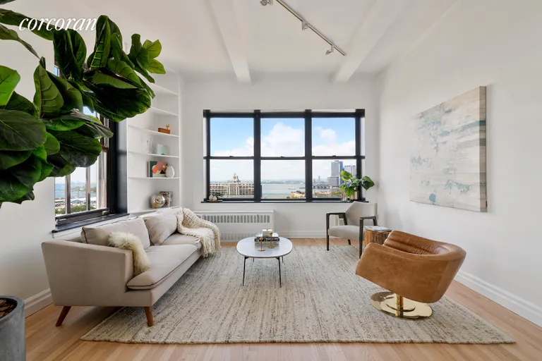 New York City Real Estate | View 150 Joralemon Street, 12G | 1 Bed, 2 Baths | View 1