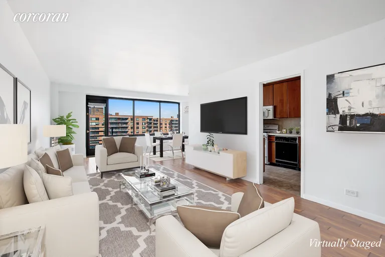 New York City Real Estate | View 382 Central Park West, 18K | Virtually Staged | View 3