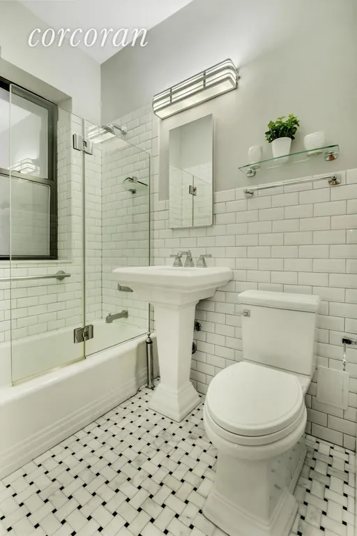New York City Real Estate | View 265 Riverside Drive, 2G | RENOVATED BATH WITH EXQUISITE TILE WORK | View 5