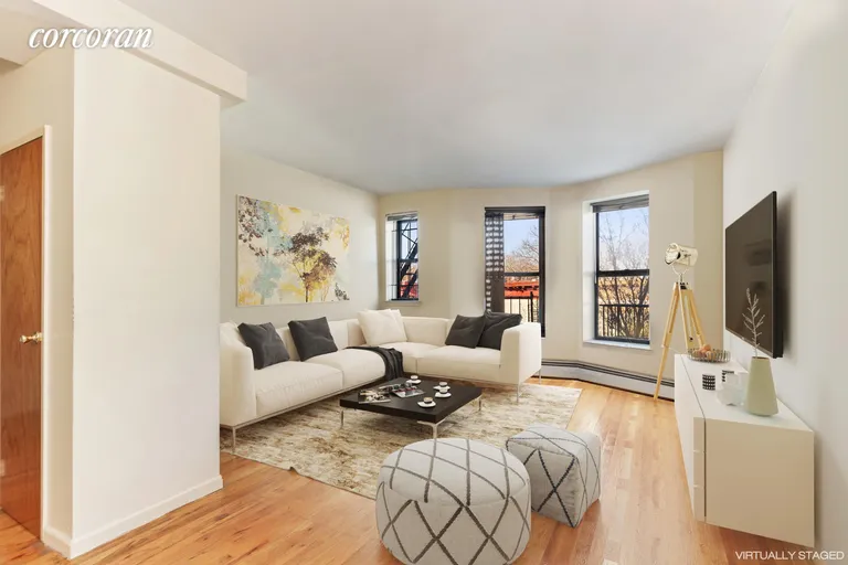 New York City Real Estate | View 472 Bainbridge Street, 3A | Living Room | View 2