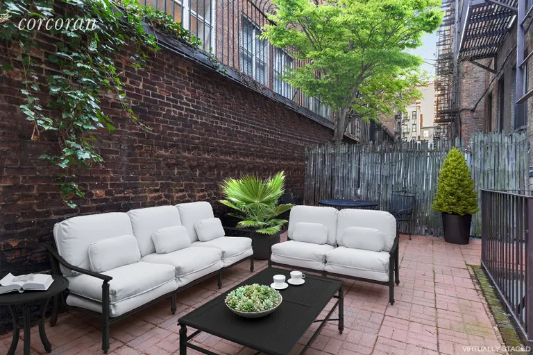 New York City Real Estate | View 425 West 24th Street, 1F | Patio | View 6