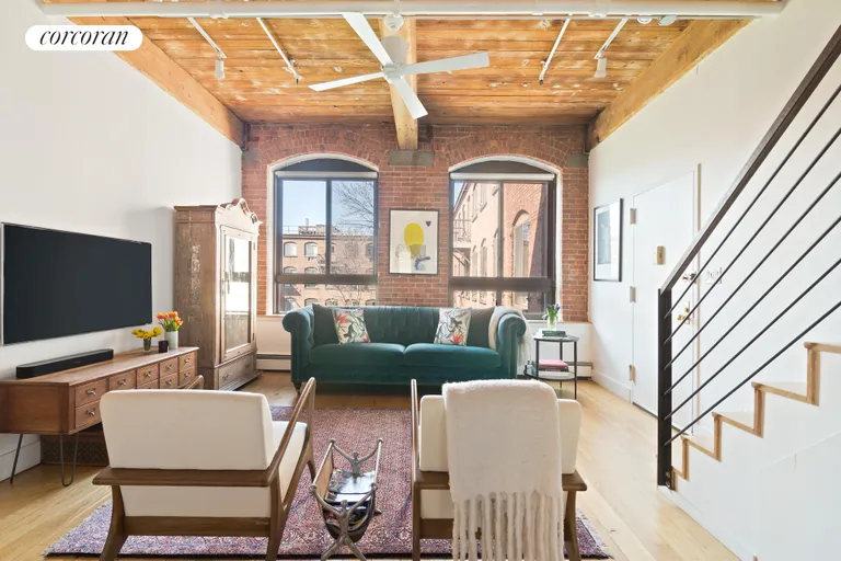 New York City Real Estate | View 420 12th Street, B3R | Living Room | View 3