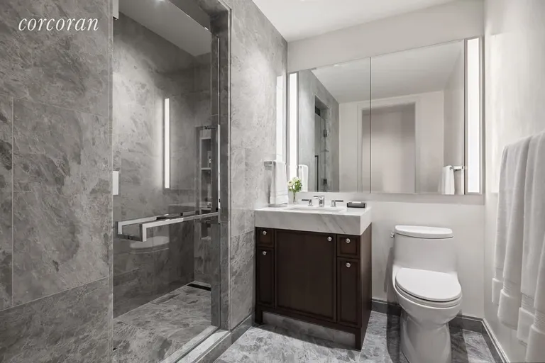 New York City Real Estate | View 10 Riverside Boulevard, 30C | Bathroom | View 7
