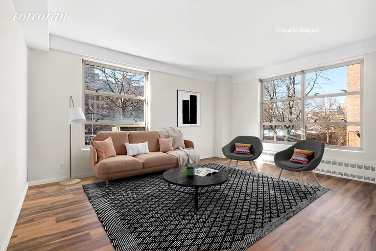 New York City Real Estate | View 549 West 123rd Street, 2B | 2 Beds, 1 Bath | View 1