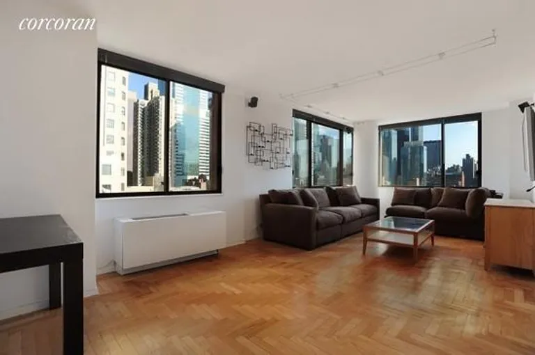 New York City Real Estate | View 350 West 50th Street, 30B | 2 Beds, 2 Baths | View 1