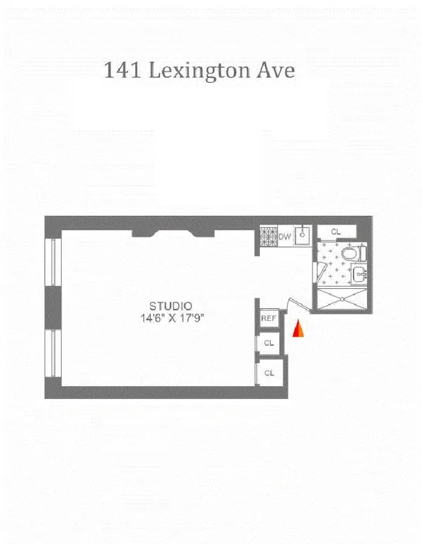 141 Lexington Avenue, 2R | floorplan | View 5