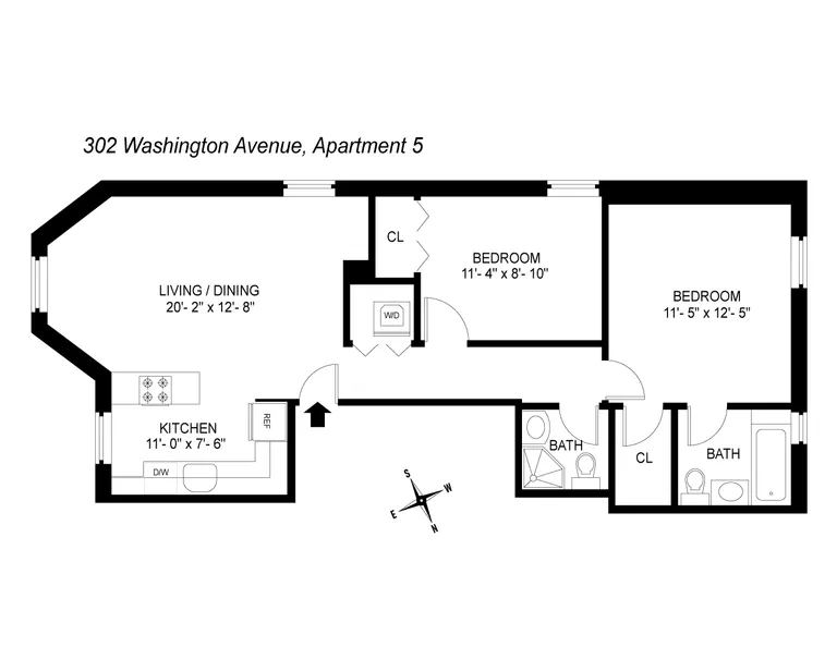 302 Washington Avenue, 5 | floorplan | View 7