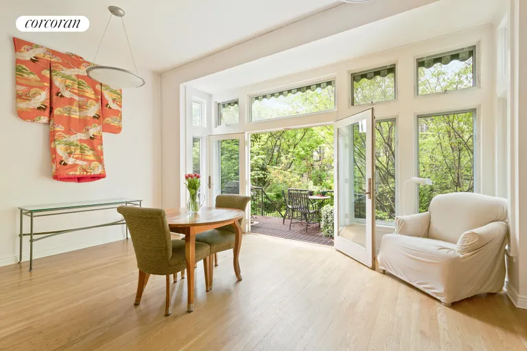 New York City Real Estate | View 36 Tompkins Place, House | View from kitchen table | View 3