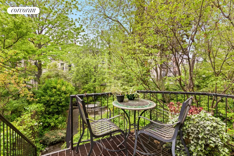 New York City Real Estate | View 36 Tompkins Place, House | Deck off parlor floor | View 4