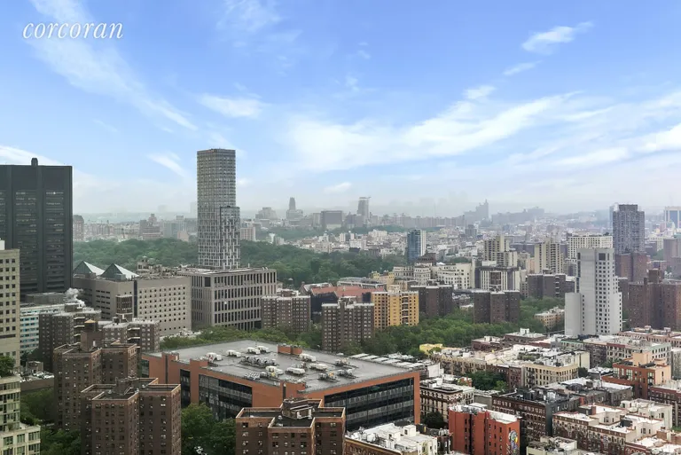 New York City Real Estate | View 215-217 East 96th Street, 40H | Central Park View from North Facing Second Bedroom | View 9
