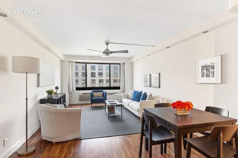 New York City Real Estate | View 195 Willoughby Avenue, 614 | Living Room | View 2