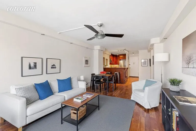New York City Real Estate | View 195 Willoughby Avenue, 614 | Living Room | View 3